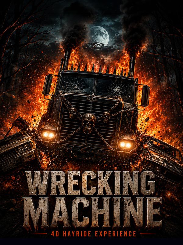 Wrecking Machine IMT Hayride Scene